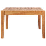 Garden Table 90.5x55.5x30.5 cm Solid Teak Wood