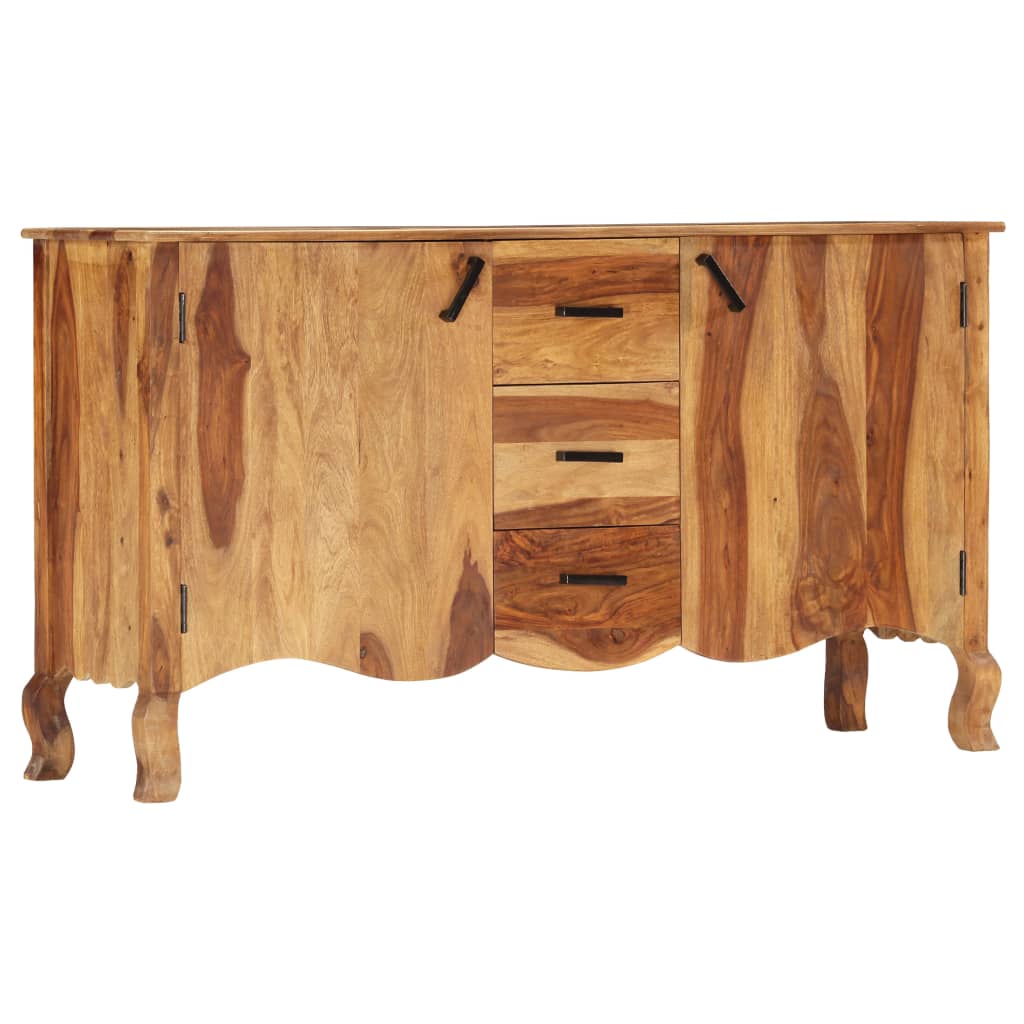 Sideboard 145x40x80 cm Solid Sheesham Wood