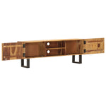 TV Cabinet 130x30x47 cm Solid Acacia Wood