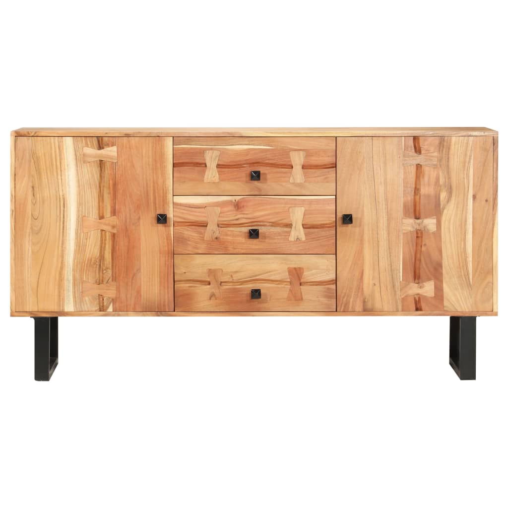 Sideboard 150x40x75 cm Solid Acacia Wood