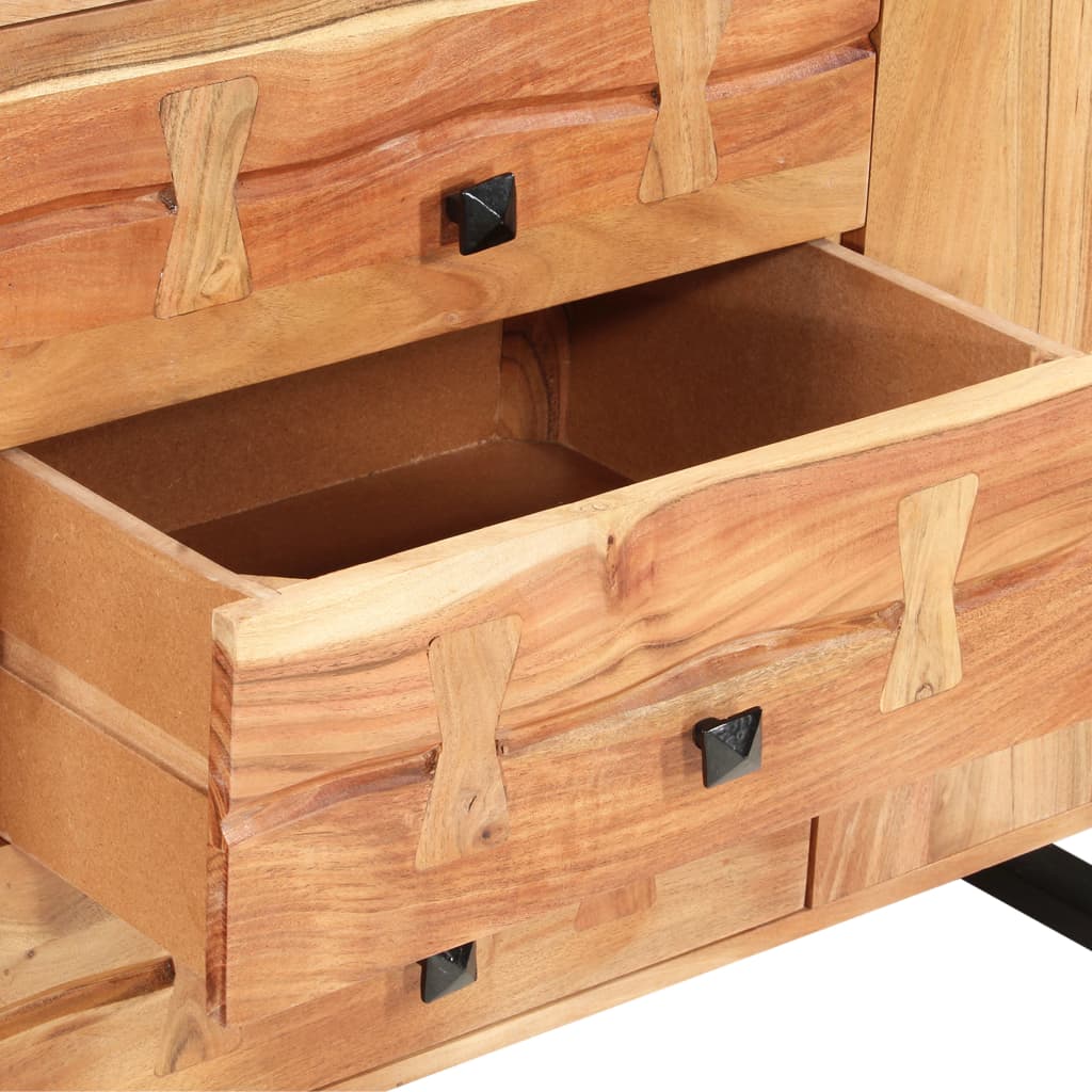 Sideboard 150x40x75 cm Solid Acacia Wood