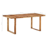 Dining Table 180x90x76 cm Solid Sheesham Wood