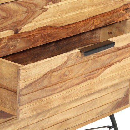 Sideboard 80x30x75 cm Solid Sheesham Wood