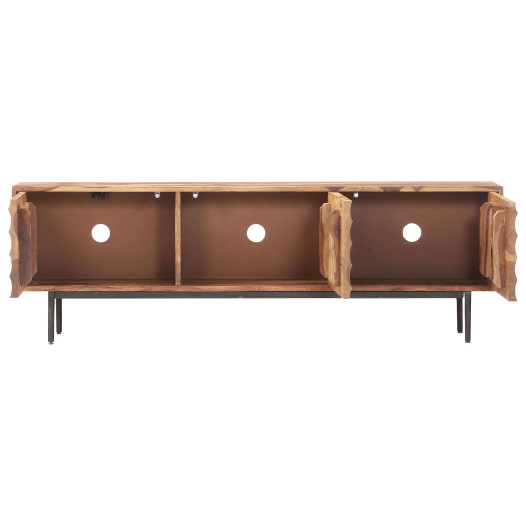 TV Cabinet 140x30x45 cm Solid Sheesham Wood