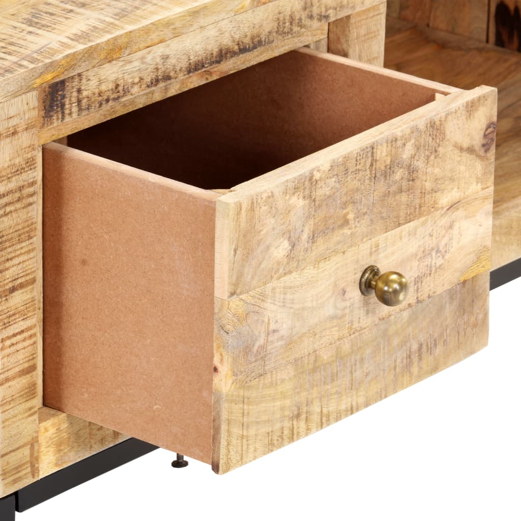 Coffee Table Solid Mango Wood - 88×50×42cm