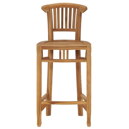 Bar Stool Solid Teak Wood - 46×40×105cm