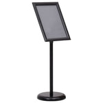 A3 Pedestal Poster Stand Black Aluminium | HomeAndLiving