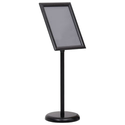 A3 Pedestal Poster Stand Black Aluminium | HomeAndLiving