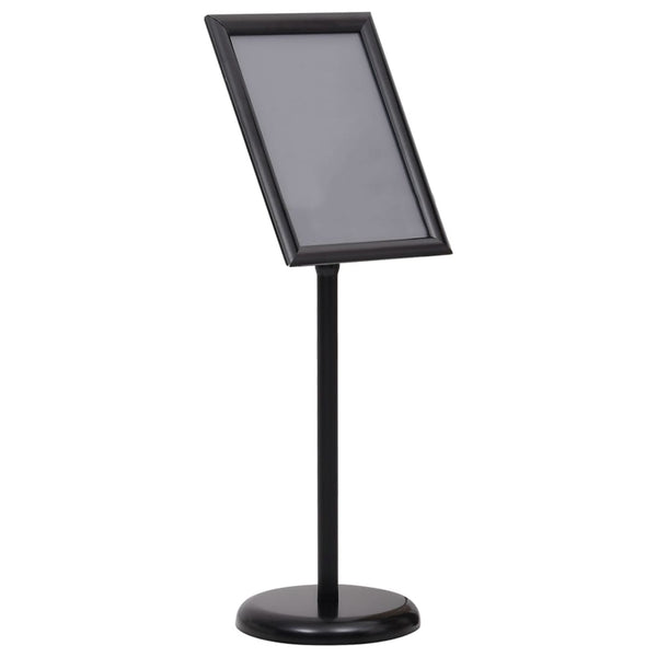 A3 Pedestal Poster Stand Black Aluminium | HomeAndLiving