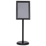 A3 Pedestal Poster Stand Black Aluminium | HomeAndLiving