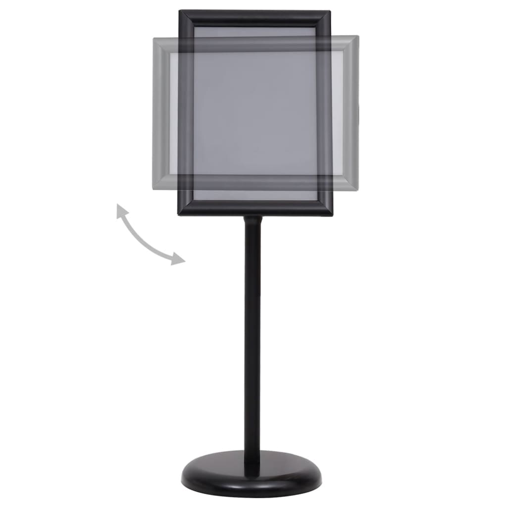 A3 Pedestal Poster Stand Black Aluminium | HomeAndLiving