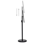 A3 Pedestal Poster Stand Black Aluminium | HomeAndLiving