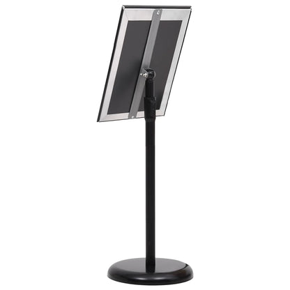 A3 Pedestal Poster Stand Black Aluminium | HomeAndLiving