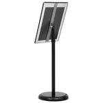 A3 Pedestal Poster Stand Black Aluminium | HomeAndLiving