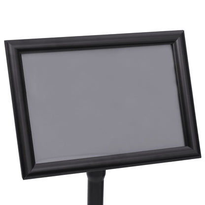 A3 Pedestal Poster Stand Black Aluminium | HomeAndLiving