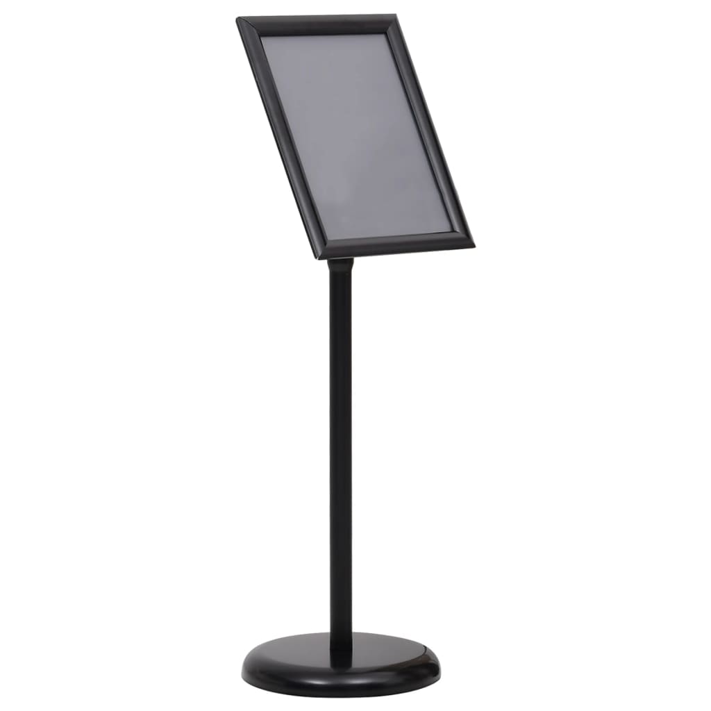 A4 Pedestal Poster Stand Black Aluminium | HomeAndLiving