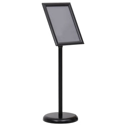A4 Pedestal Poster Stand Black Aluminium | HomeAndLiving