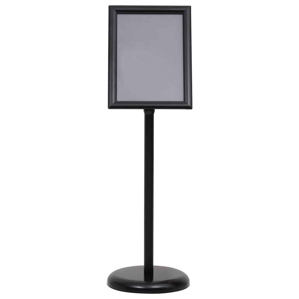 A4 Pedestal Poster Stand Black Aluminium | HomeAndLiving