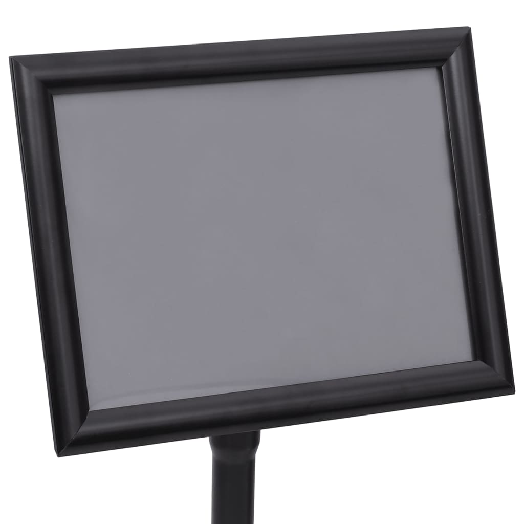A4 Pedestal Poster Stand Black Aluminium | HomeAndLiving