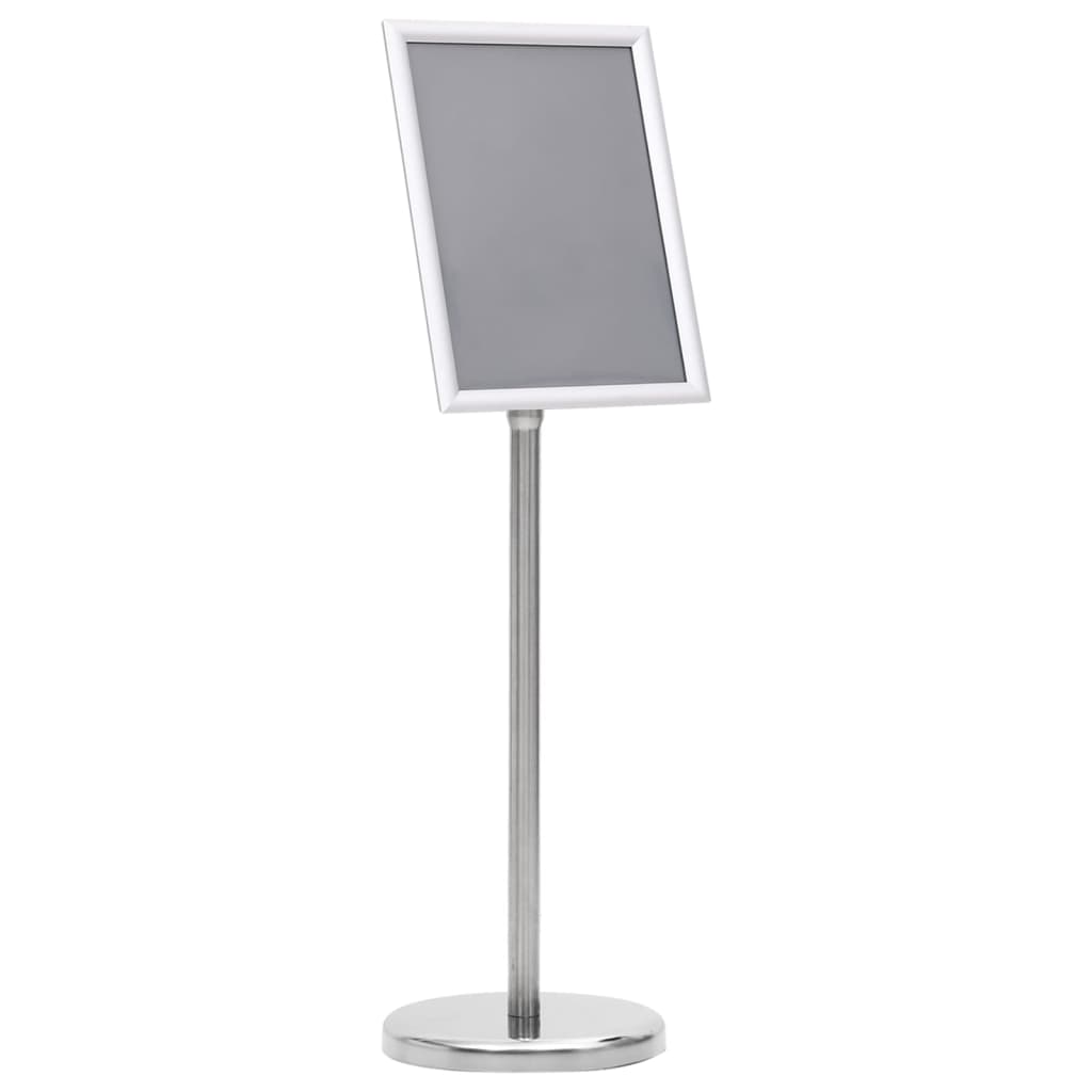 A4 Pedestal Poster Stand Aluminium | HomeAndLiving