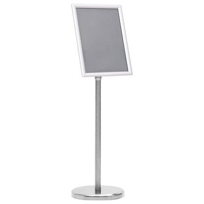 A4 Pedestal Poster Stand Aluminium | HomeAndLiving