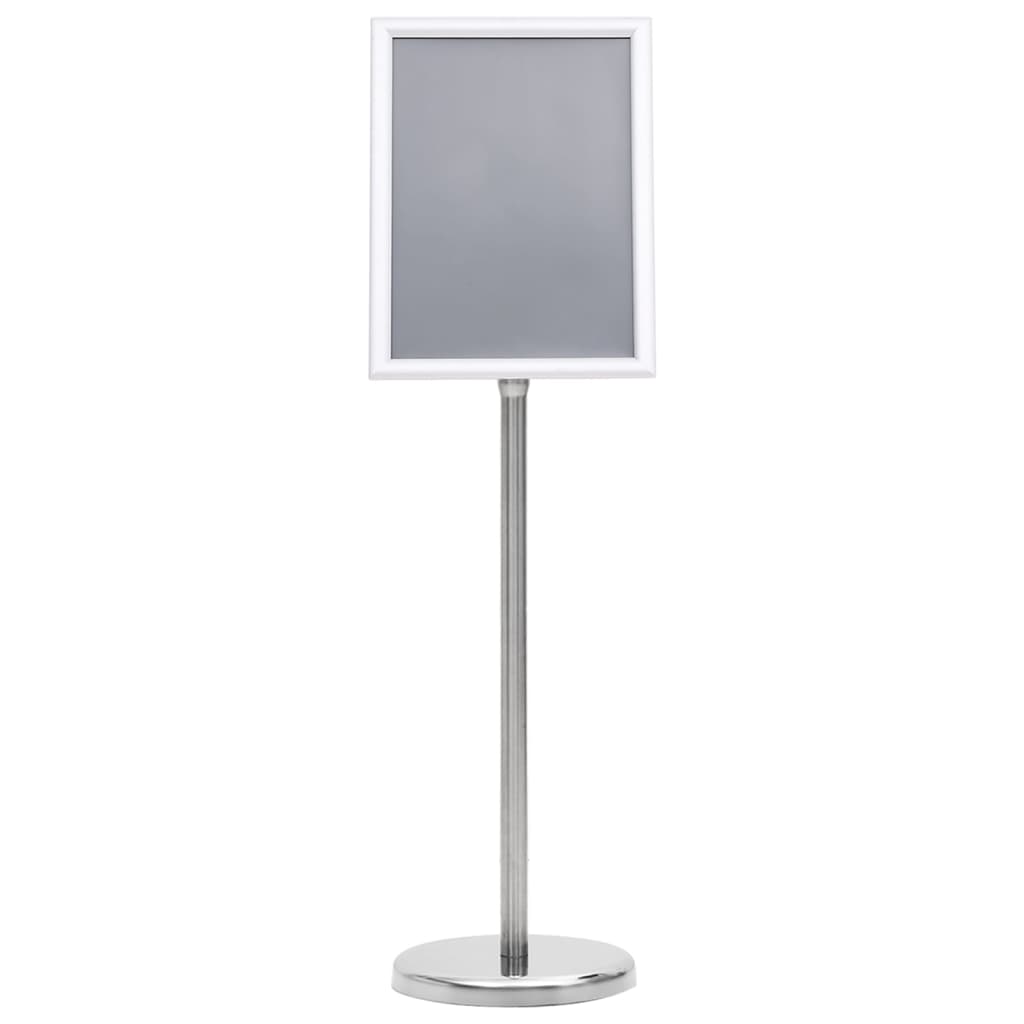 A4 Pedestal Poster Stand Aluminium | HomeAndLiving