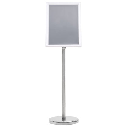 A4 Pedestal Poster Stand Aluminium | HomeAndLiving