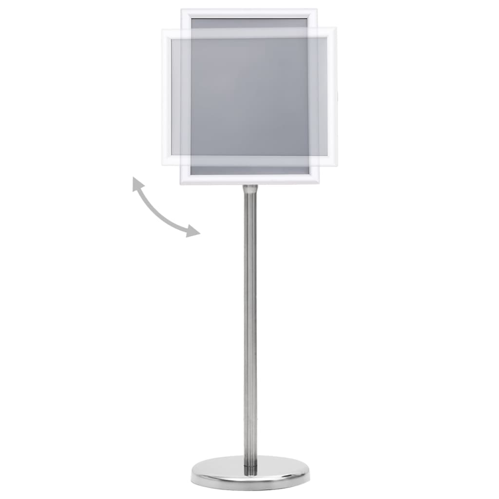 A4 Pedestal Poster Stand Aluminium | HomeAndLiving