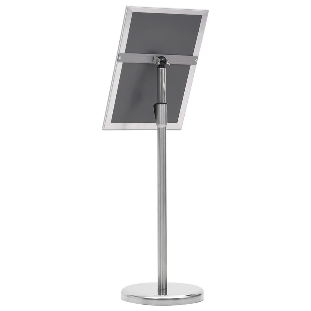A4 Pedestal Poster Stand Aluminium | HomeAndLiving