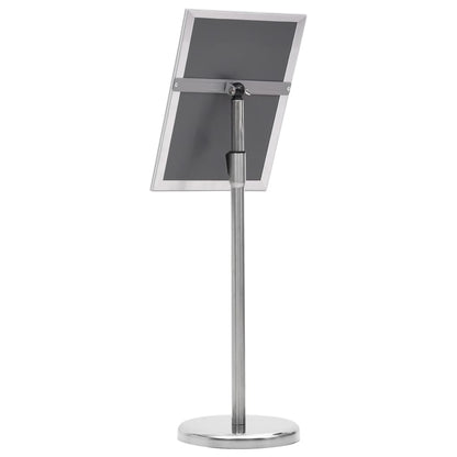 A4 Pedestal Poster Stand Aluminium | HomeAndLiving