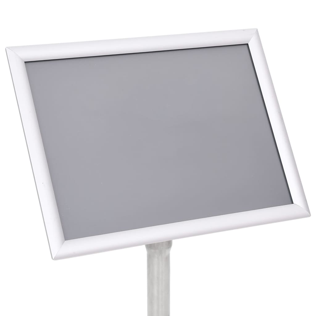 A4 Pedestal Poster Stand Aluminium | HomeAndLiving