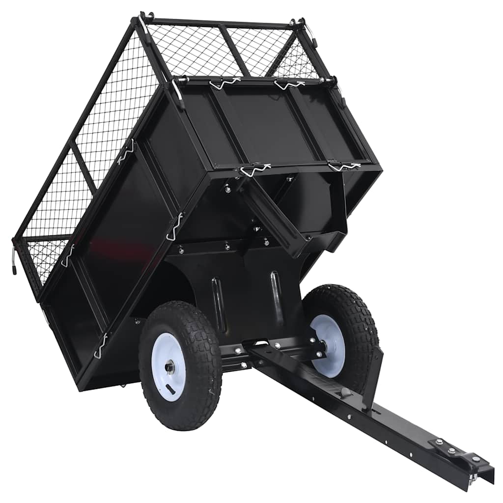 Lawn Mower Tipping Trailer 150kg Steel | HomeAndLiving
