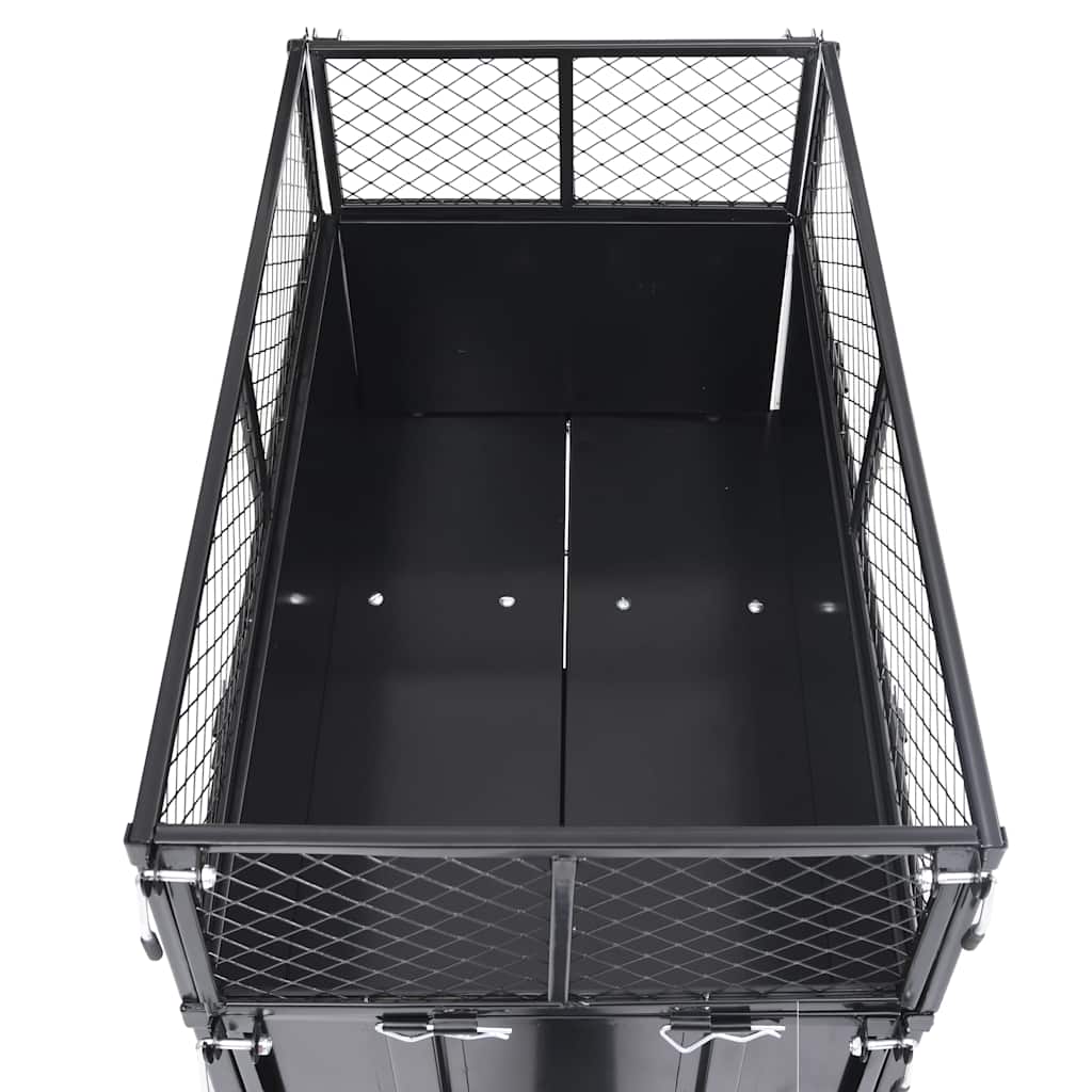 Lawn Mower Tipping Trailer 150kg Steel | HomeAndLiving