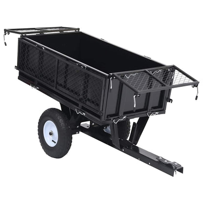 Lawn Mower Tipping Trailer 150kg Steel | HomeAndLiving