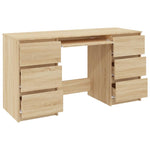 Writing Desk Sonoma Oak 140x50x77 cm Chipboard