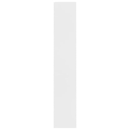 4-Tier Book Cabinet White 60x24x142 cm Chipboard