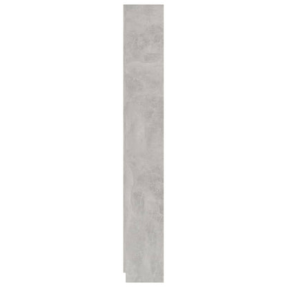 5-Tier Book Cabinet Concrete Grey 60x24x175 cm Chipboard