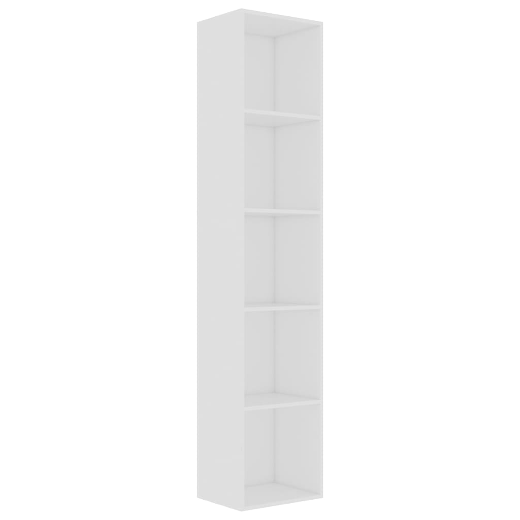 Book Cabinet White 40x30x189 cm Chipboard