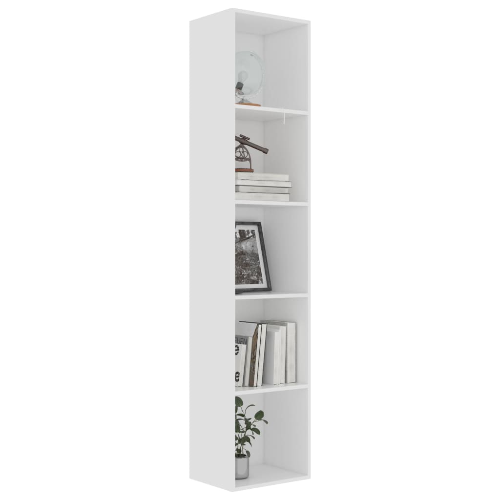 Book Cabinet White - Wood