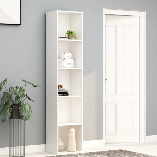  Book Cabinet White - Wood