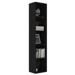 Book Cabinet Black 40x30x189 cm Chipboard