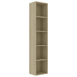 Book Cabinet Sonoma Oak 40x30x189 cm Chipboard