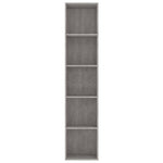 Book Cabinet Concrete Grey 40x30x189 cm Chipboard