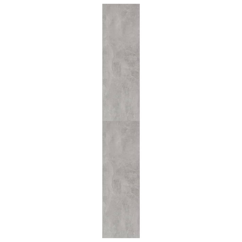Book Cabinet Concrete Grey 40x30x189 cm Chipboard