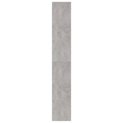 Book Cabinet Concrete Grey 40x30x189 cm Chipboard