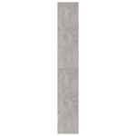 Book Cabinet Concrete Grey 40x30x189 cm Chipboard