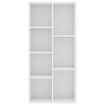 Book Cabinet White 50x25x106 cm Chipboard