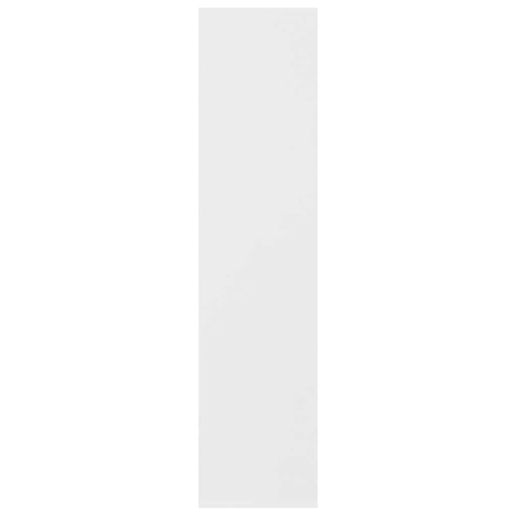 Book Cabinet White 50x25x106 cm Chipboard