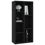 Book Cabinet Black 50x25x106 cm Chipboard