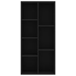 Book Cabinet Black 50x25x106 cm Chipboard